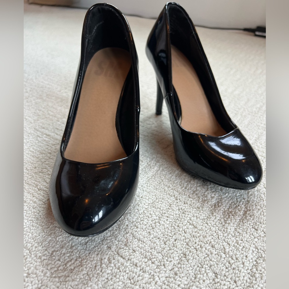 SM Patent Faux Leather Pumps Size 7